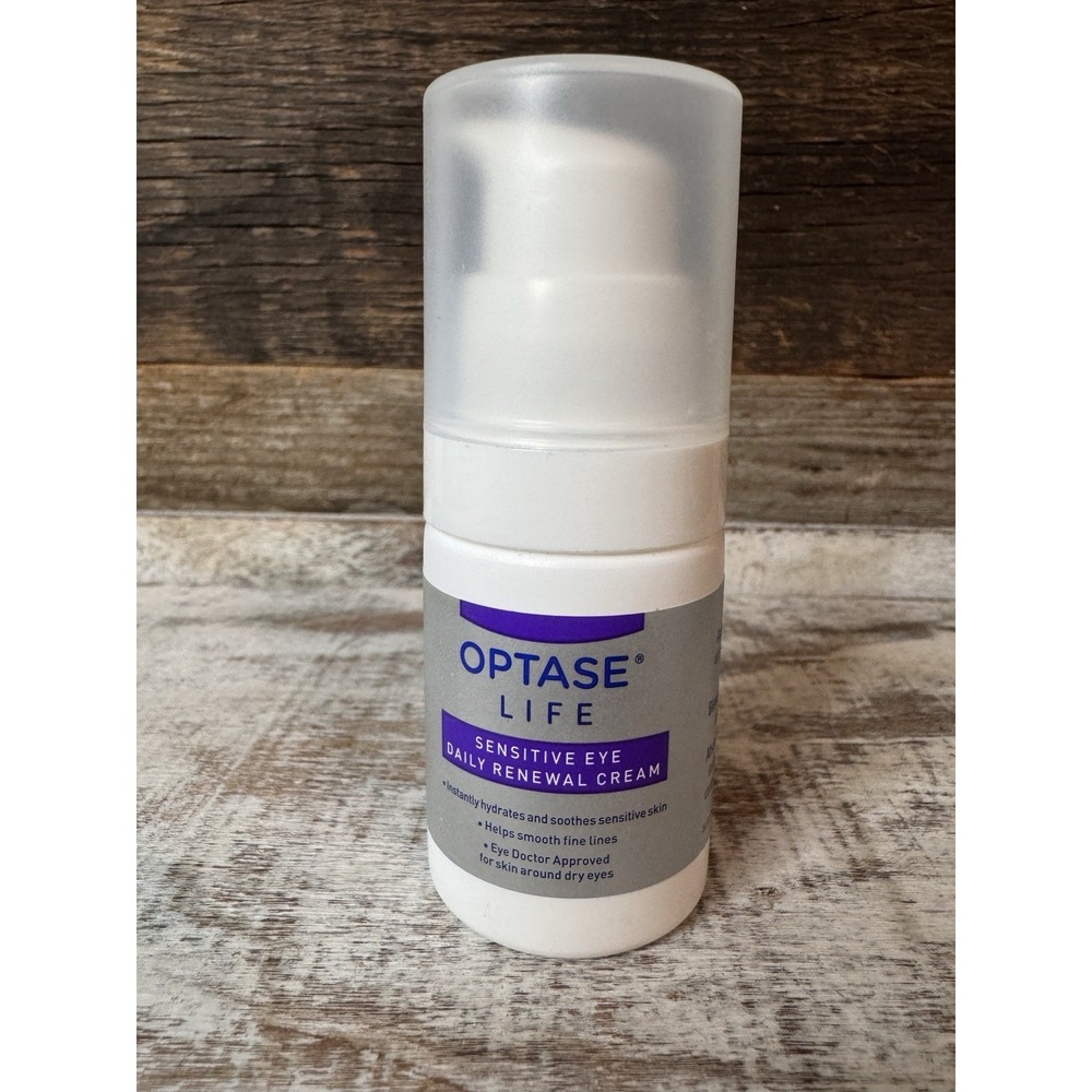 Optase LIFE Sensitive Eye Daily Renewal Cream, 15 ml — No Box